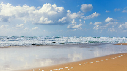 beautiful seascape of the Mediterranean sea