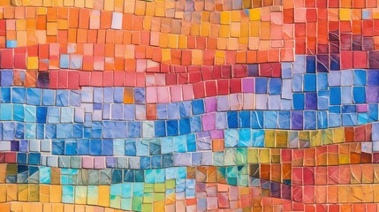 Colorful Wall Mosaic Creativity