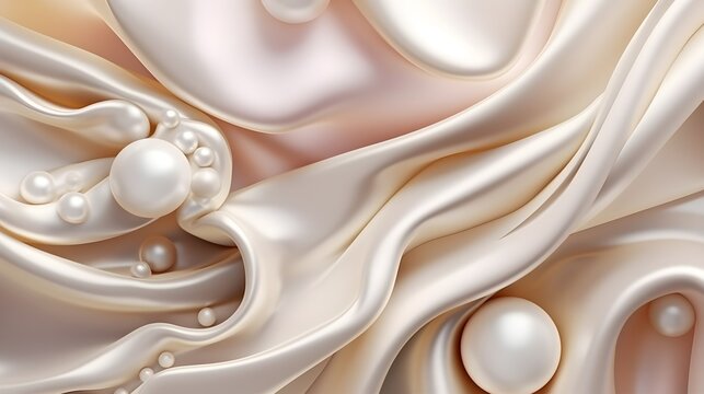A breathtaking ımage of a luxury pearl background