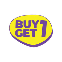 Buy 1 get 1 free design template