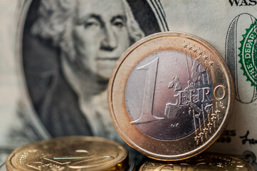 Porträt auf der 1 US Dollar Banknote