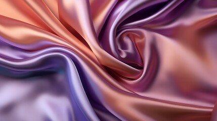 Lustrous Silk Fabric Texture