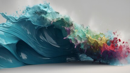 Harmonious color rhapsody, colorful desktop background