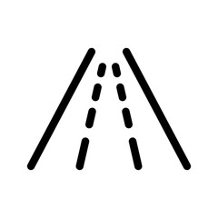 Road Icon Vector Symbol Design Illustration