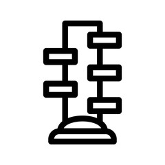 Wooden Dummis Icon Vector Symbol Design Illustration