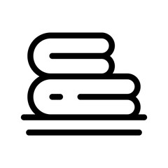 Towel Icon Vector Symbol Design Illustration