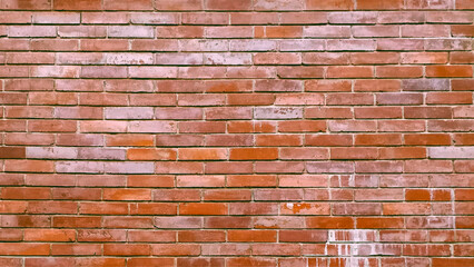 grunge brown brick wall texture background. Brown Background of old vintage brick wall. Trendy image