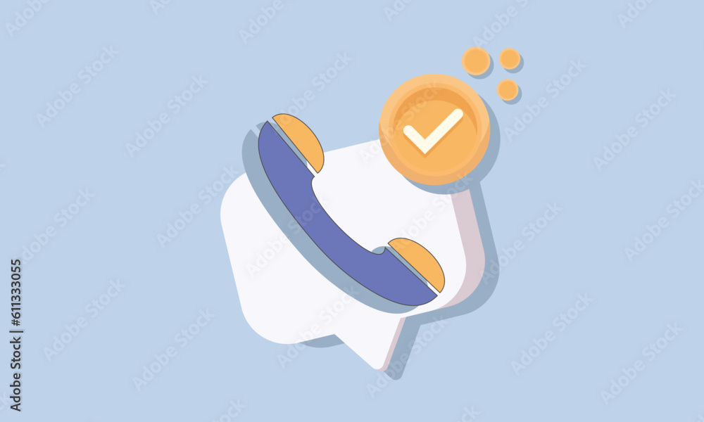 Aufkleber call center icon and bubble talk. talking with service call support hotline and call center icon.