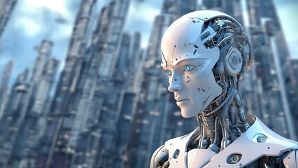 Conceptual illustration development of artificial intelligence