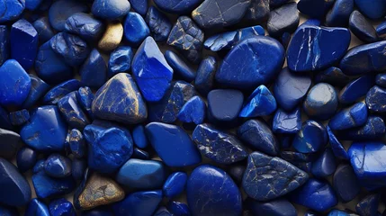 Fotobehang Striking Lapis Lazuli Texture © VisualMarketplace