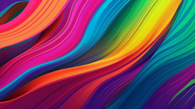 background with vibrant colors, abstract colorful background, abstract colorful background with lines, Generative AI