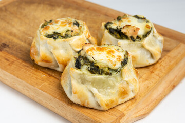 empanadas canastitas rellenas de verdura y queso