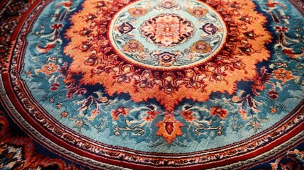 Exquisite Oriental Carpet Texture