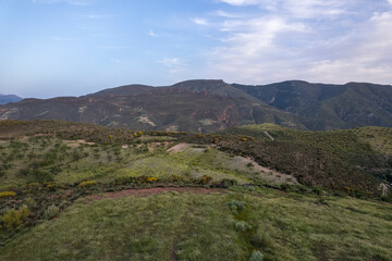 Fototapeta na wymiar Mountainous area in the south of Spain