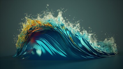 Splashes of vibrance, vibrant desktop background