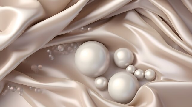 A mesmerizing ımage showcasing the beauty of a pearl background