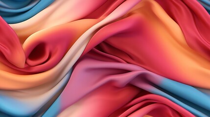 Smooth Silk Fabric Elegant Flow