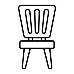Chair Thin Line Icon