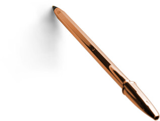 Ballpoint Pen with Lid Metallic