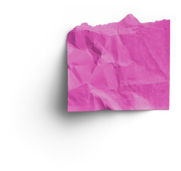 Sticky Note Vertical Wrinkled Ripped