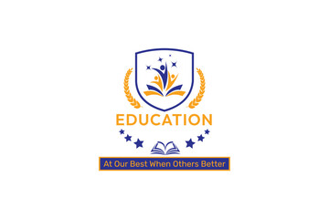 education logo design template