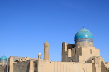 Poi Kalyan complex, view of the Mosque area, Bukhara, Uzbekistan