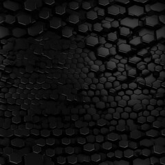 Dark abstract background organic shapes Abstract geometric mosaic seamless pattern created with Generative AI technology