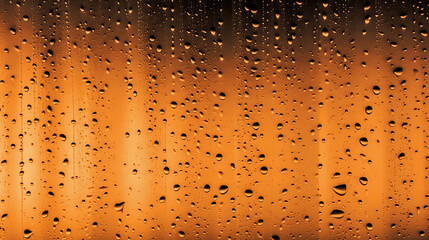 Pattern Of Raindrops On Glass Window Background.