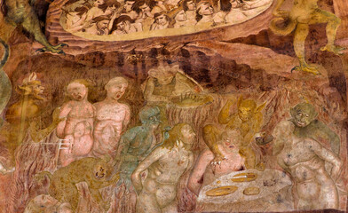 Triumph of Death frescoe, Camposanto, Pisa, Italy