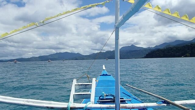 Philippines Parawan island jet boat