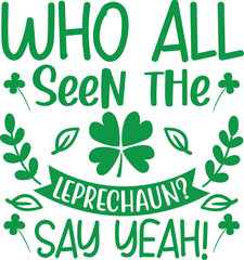 St Patrick's Day svg