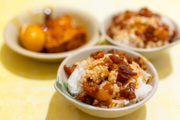 Taiwanese cuisine minced pork rice