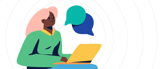 Business People Flat Vector Concept Operation Hand Drawn Illustration
