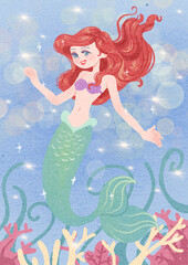 Obraz na płótnie Canvas mermaid