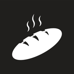 bread icon simple design art eps 10