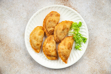 empanadas pie meat stuffed meal food snack on the table copy space food background rustic top view
