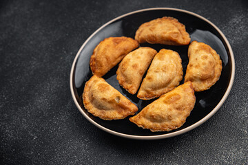 empanadas pie meat stuffed meal food snack on the table copy space food background rustic top view