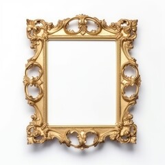 Mockup Victorian Golden Square Frame Front