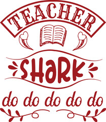 Teacher SVG t-shirt Design 