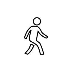Fototapeta na wymiar walking, stop, traffic icon, traffic sign, symbol, simple perfect illustration