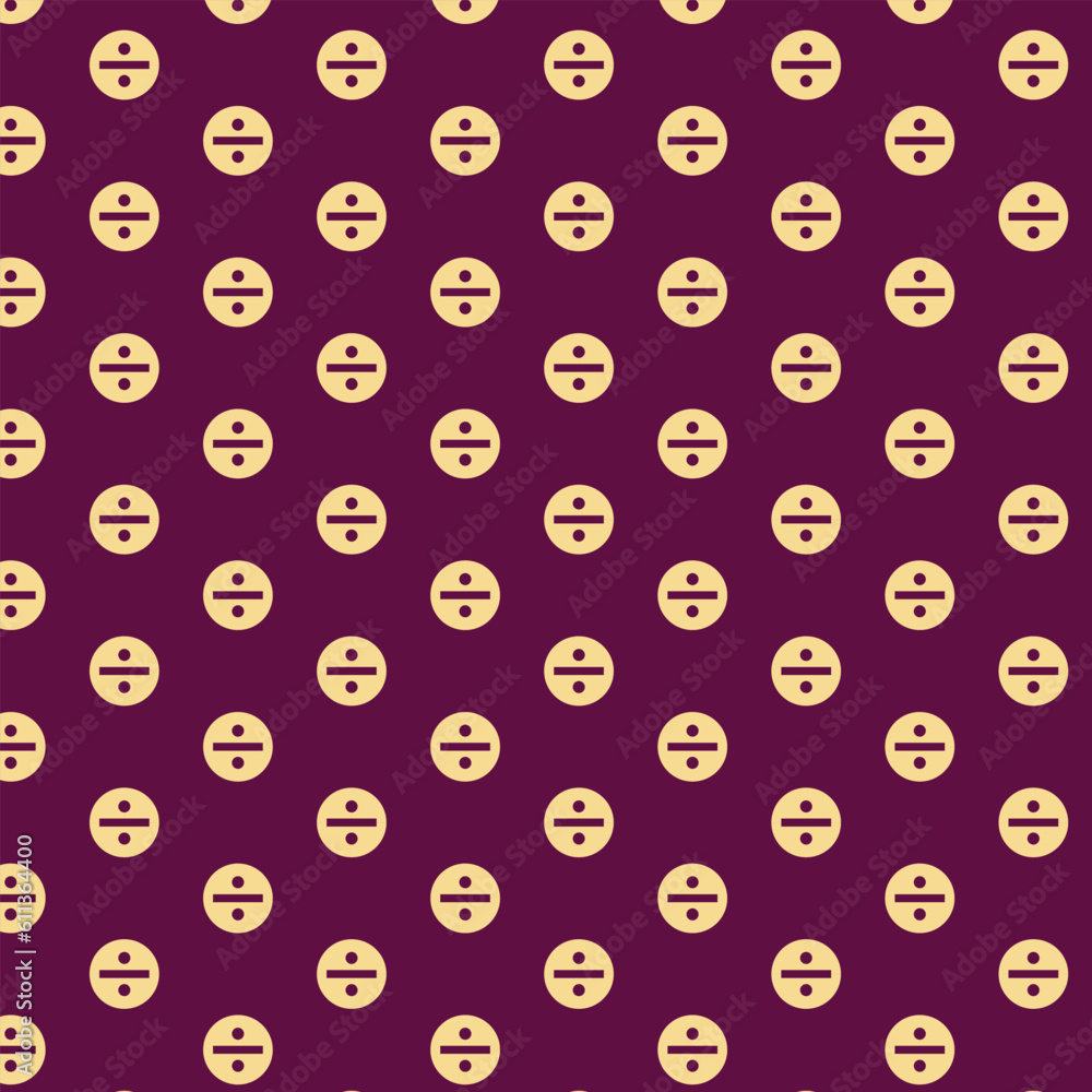 Poster abstract seamless geometric colored background division sign pattern art.