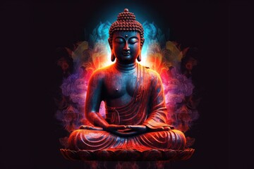 Calm and Enlightened Buddha Statue