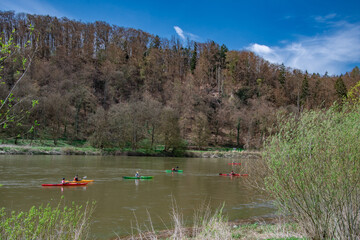 canoe on lake