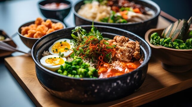 a cuisine photo of delicious food Generative AI, AI Generated