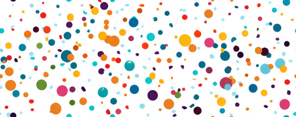 Obraz premium Endless Confetti Pattern (can be repeated endlessly) - Generative AI