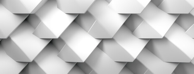 Modern clean white and gray geometric pattern texture flat background. Generative Ai.