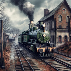 Fototapeta premium old locomotive