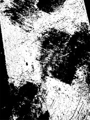 Rough black and white texture vector. Distressed overlay texture. Grunge background. Abstract textured effect. Vector Illustration. Black isolated on white background.
