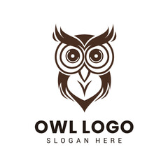 Fototapeta premium Owl Logo Design Vector Template 11