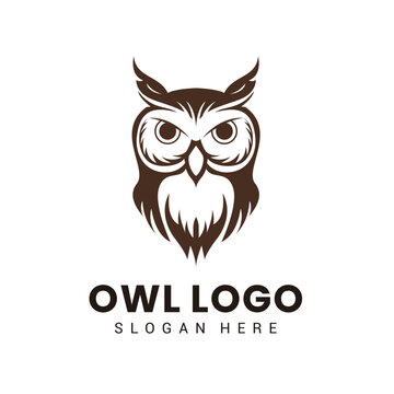 Owl Logo Design Vector Template 12